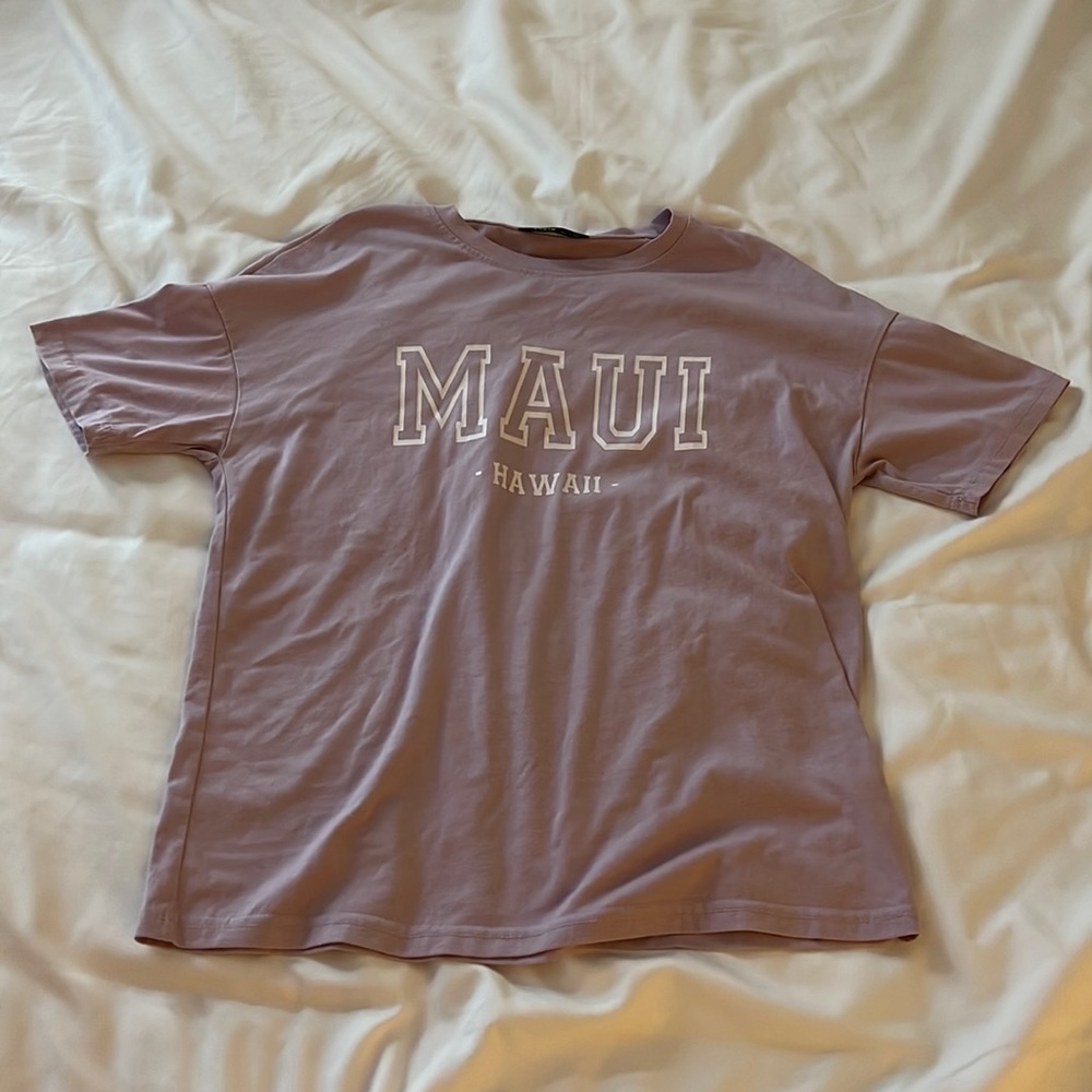 Lavender Maui Oversized T-Shirt, Women’s Size Small